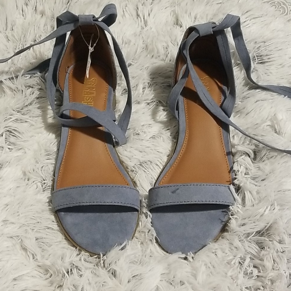 Faux Suede Strappy Sandal